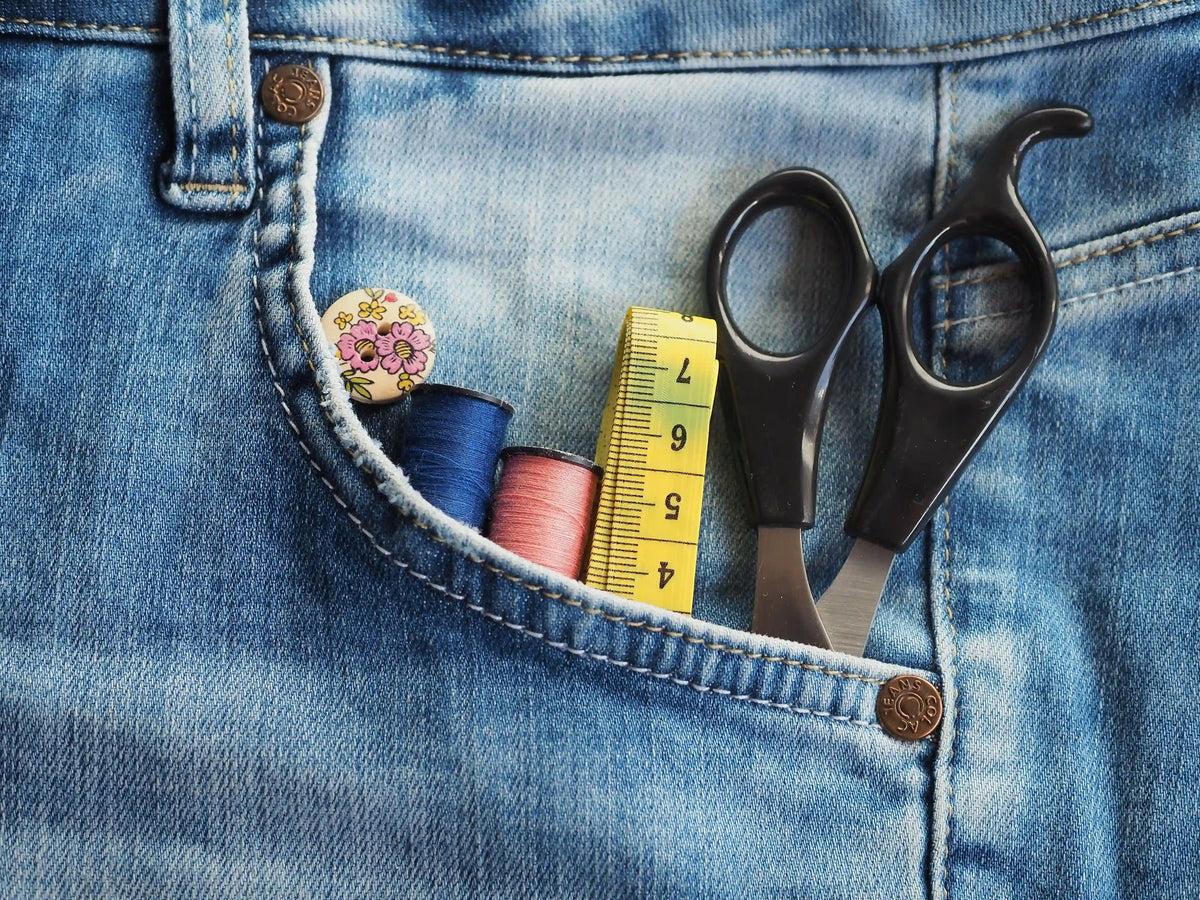 How to Hem Jeans by Hand and How to Patch Jeans: Essential DIY Denim Skills