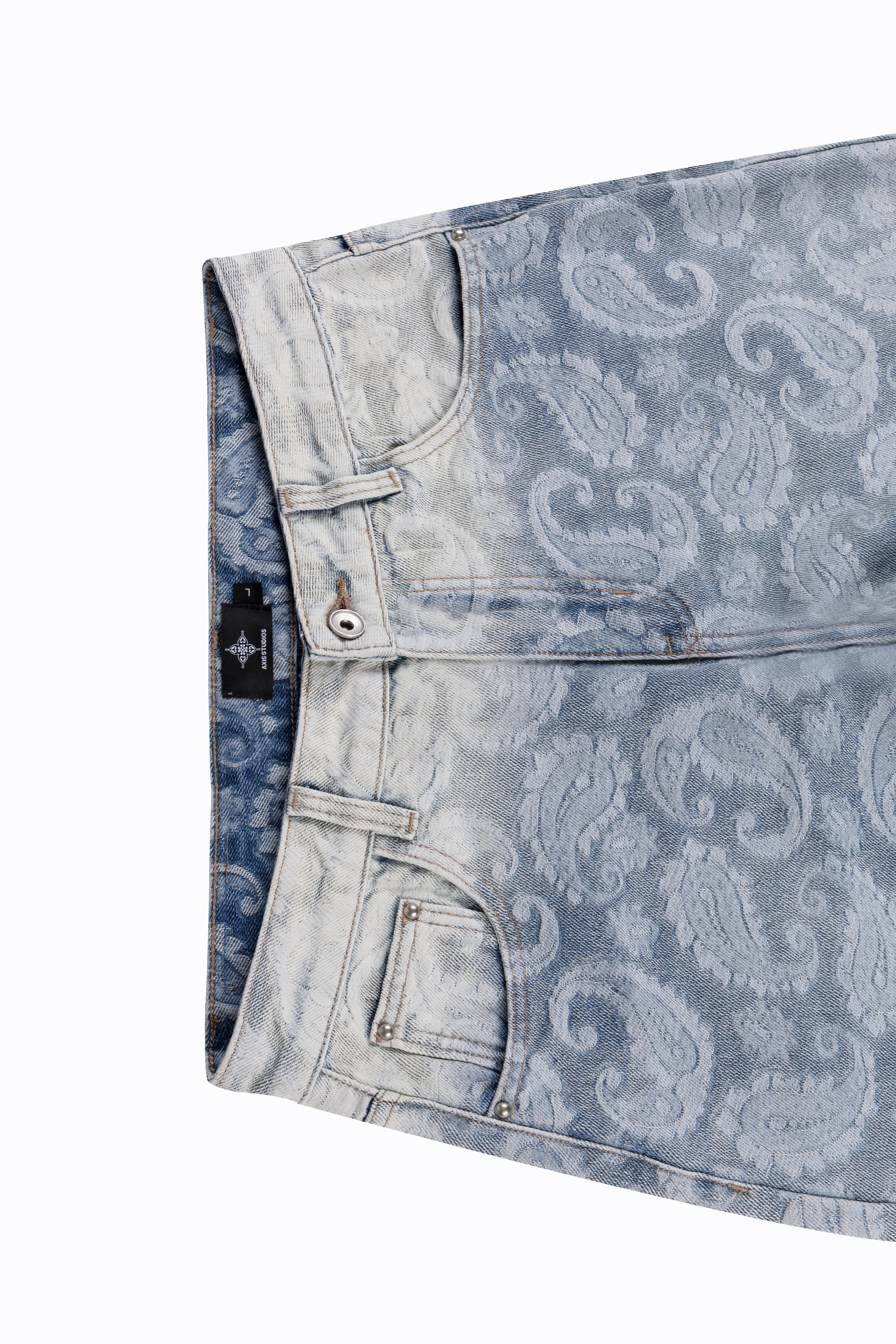 PORCELAIN PAISELY JEANS