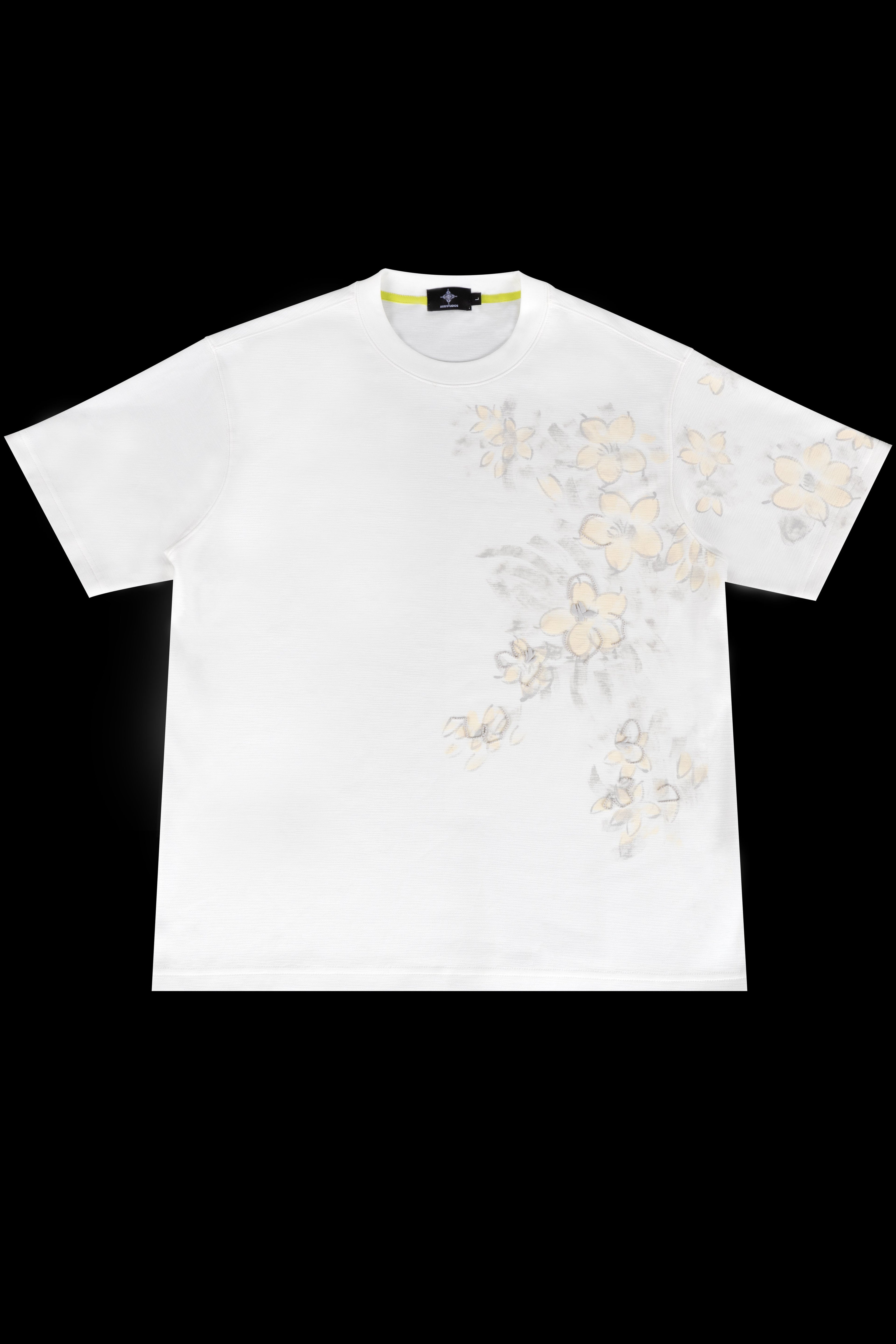 SAMPAGUITA HAND PAINTED TEE - PEARL