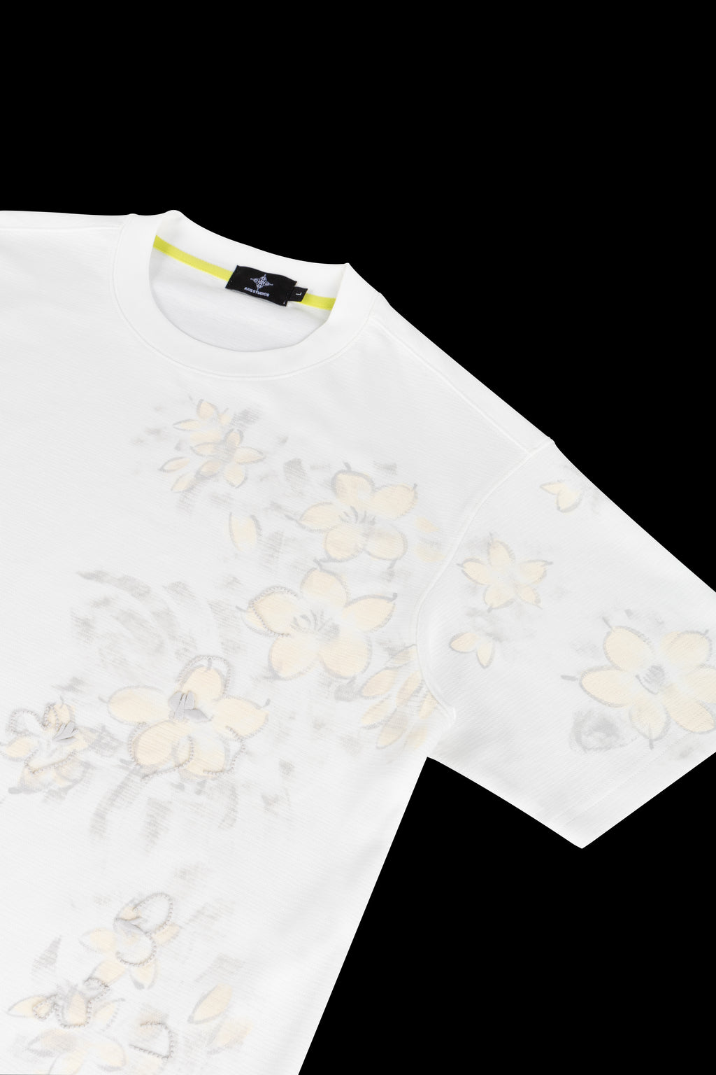 SAMPAGUITA HAND PAINTED TEE - PEARL