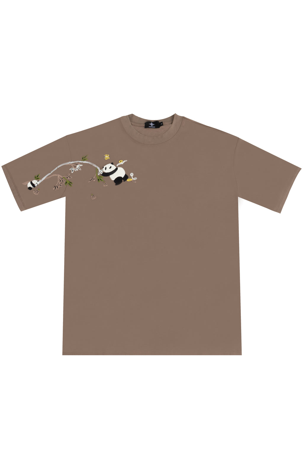 BAMBOO PANDA TEE - CLAY