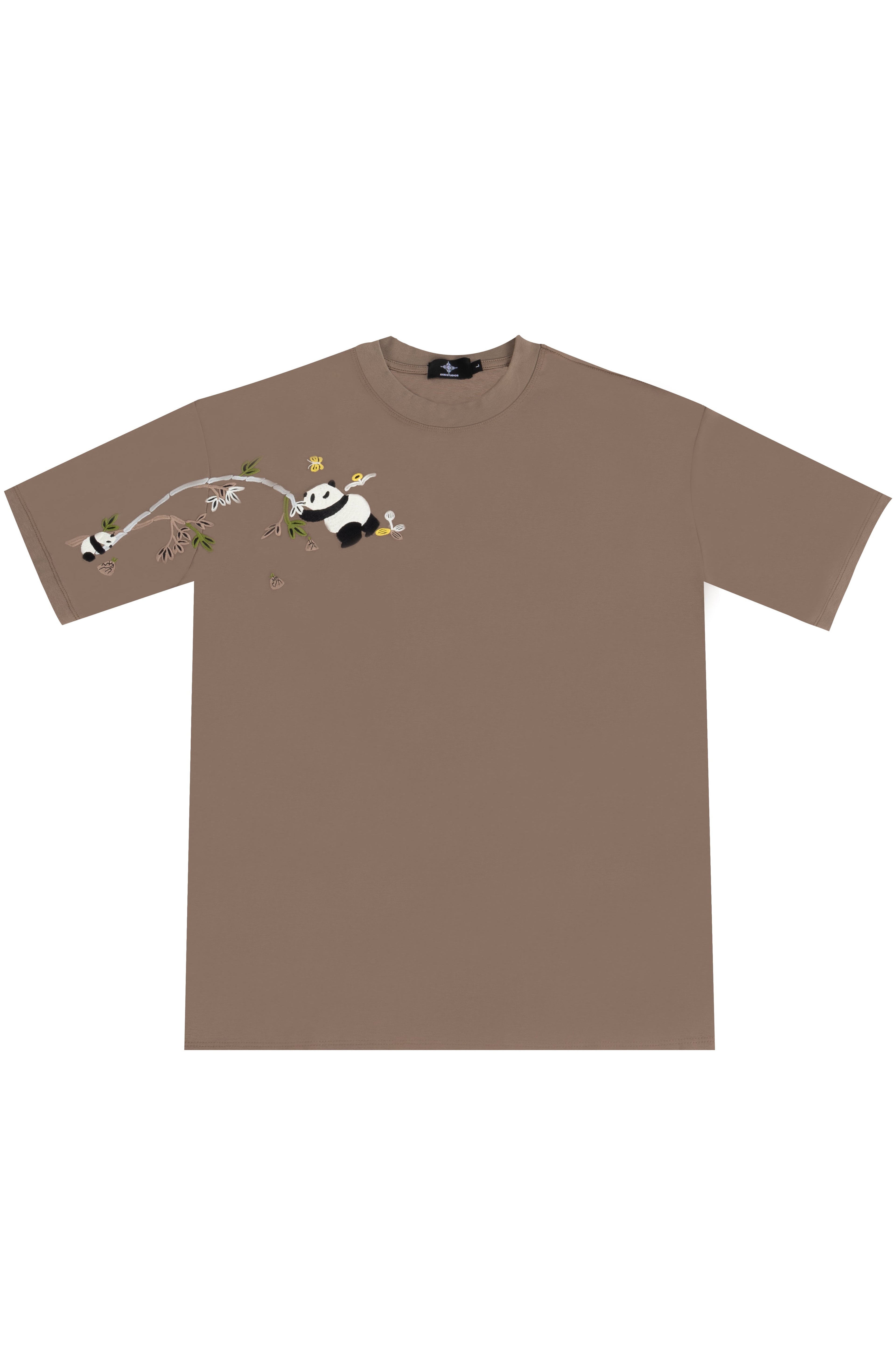 BAMBOO PANDA TEE - CLAY