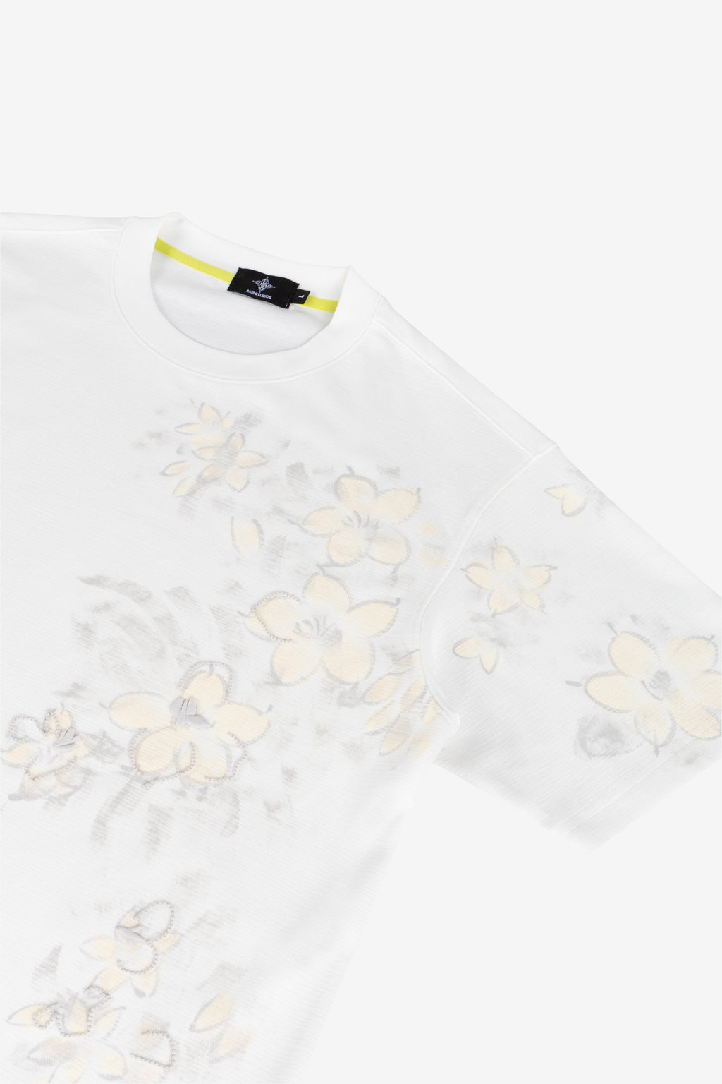 SAMPAGUITA HAND PAINTED TEE - PEARL