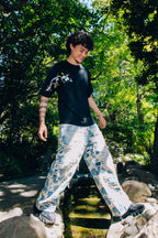 BAMBOO PANDA TEE - OBSIDIAN