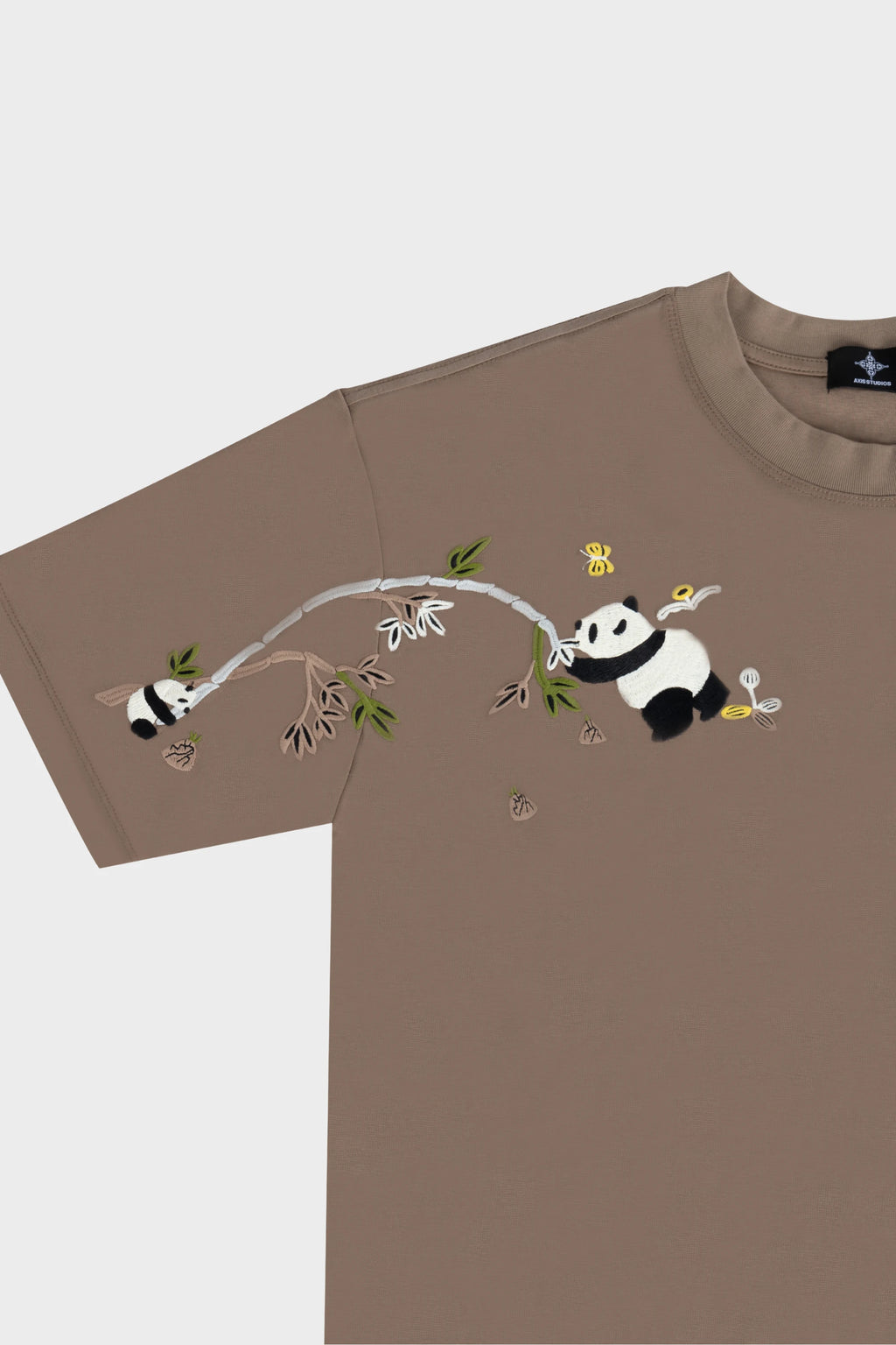 BAMBOO PANDA TEE - CLAY