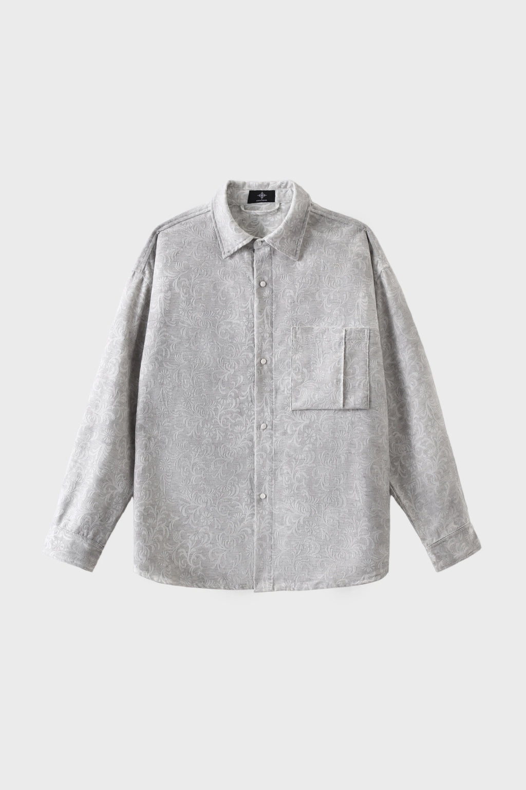 AXIS STUDIOS Jacquard grey shirt jacket