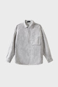 AXIS STUDIOS Jacquard grey shirt jacket