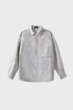 AXIS STUDIOS Jacquard grey shirt jacket