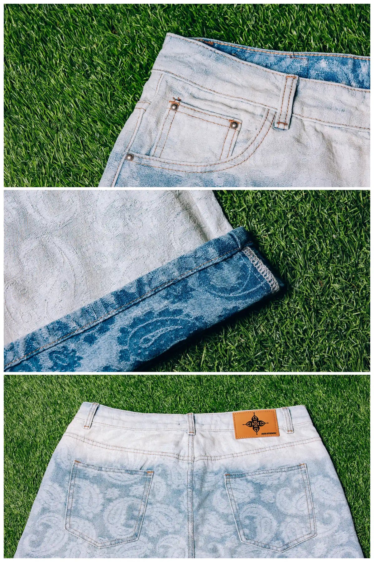 PORCELAIN PAISELY DENIM