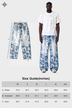 DISTRESSED PORCELAIN DENIM
