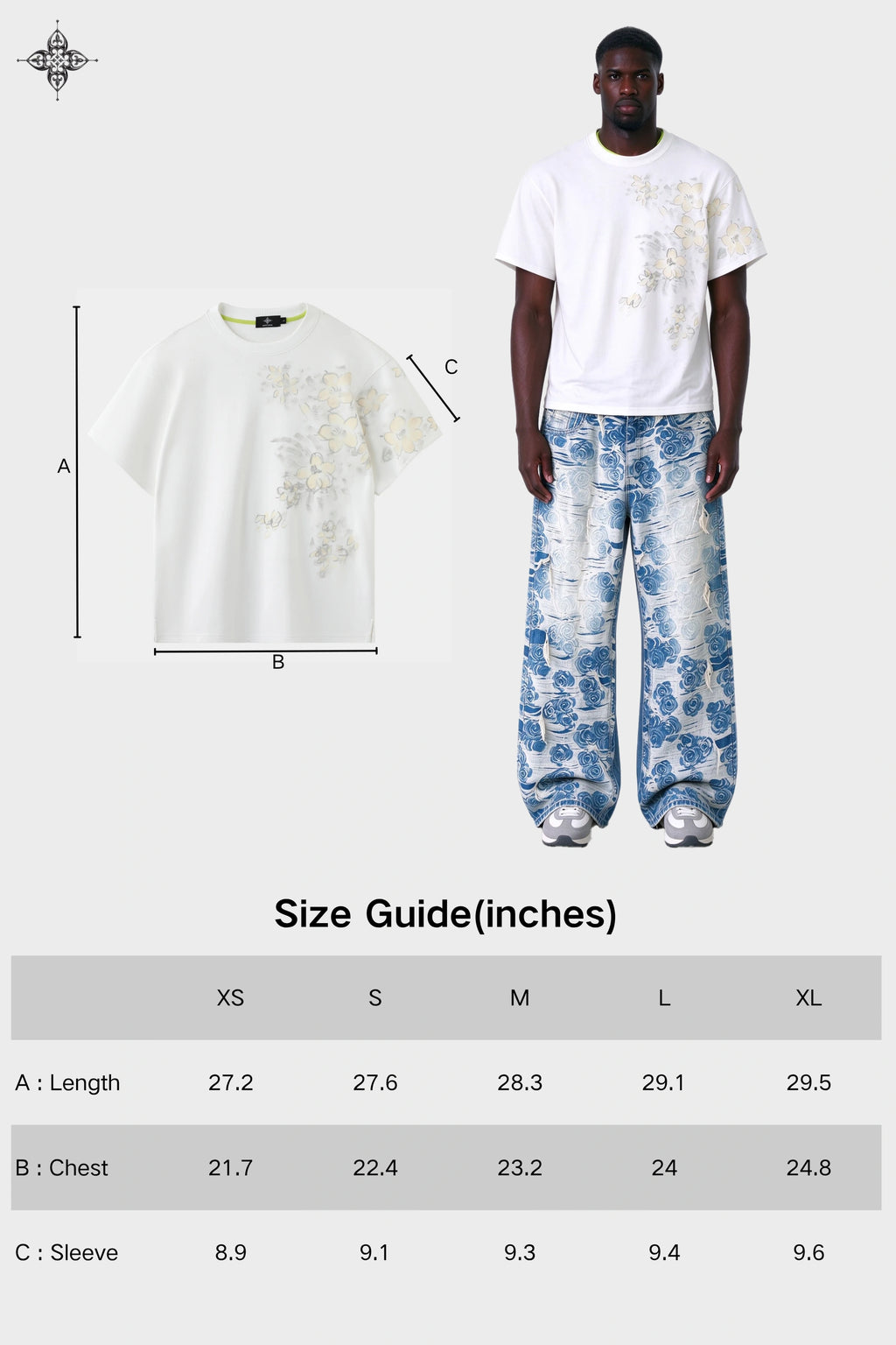 SAMPAGUITA HAND PAINTED TEE - PEARL