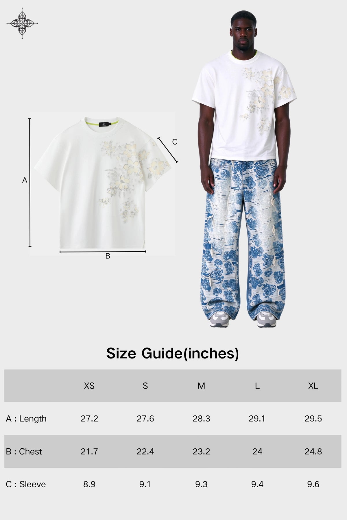 SAMPAGUITA HAND PAINTED TEE - PEARL