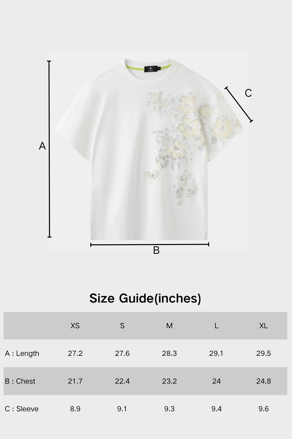 SAMPAGUITA HAND PAINTED TEE - PEARL