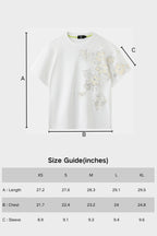 SAMPAGUITA HAND PAINTED TEE - PEARL