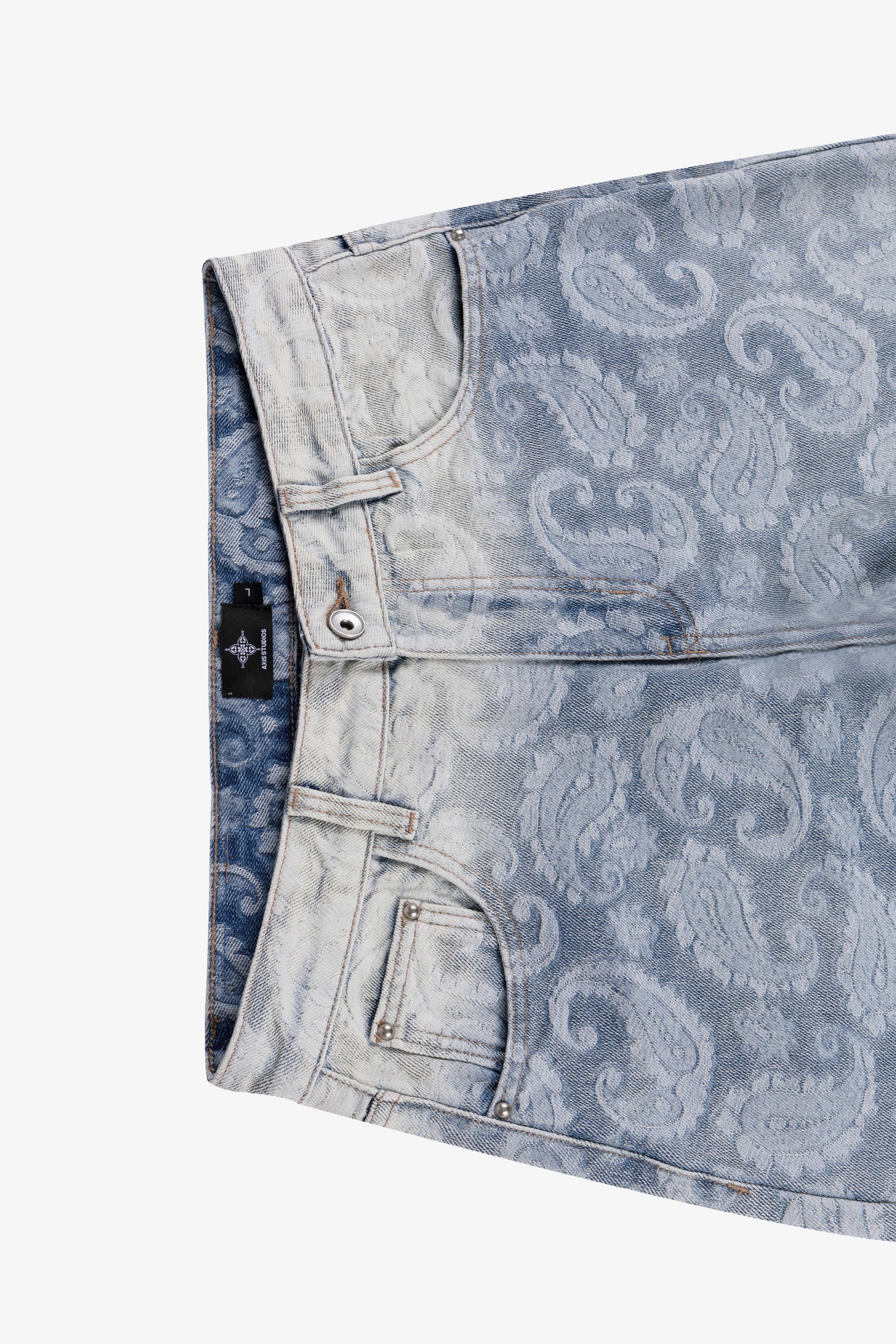 PORCELAIN PAISELY JEANS