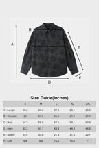 BLACK CAMELLIA JACQUARD DENIM SHIRT