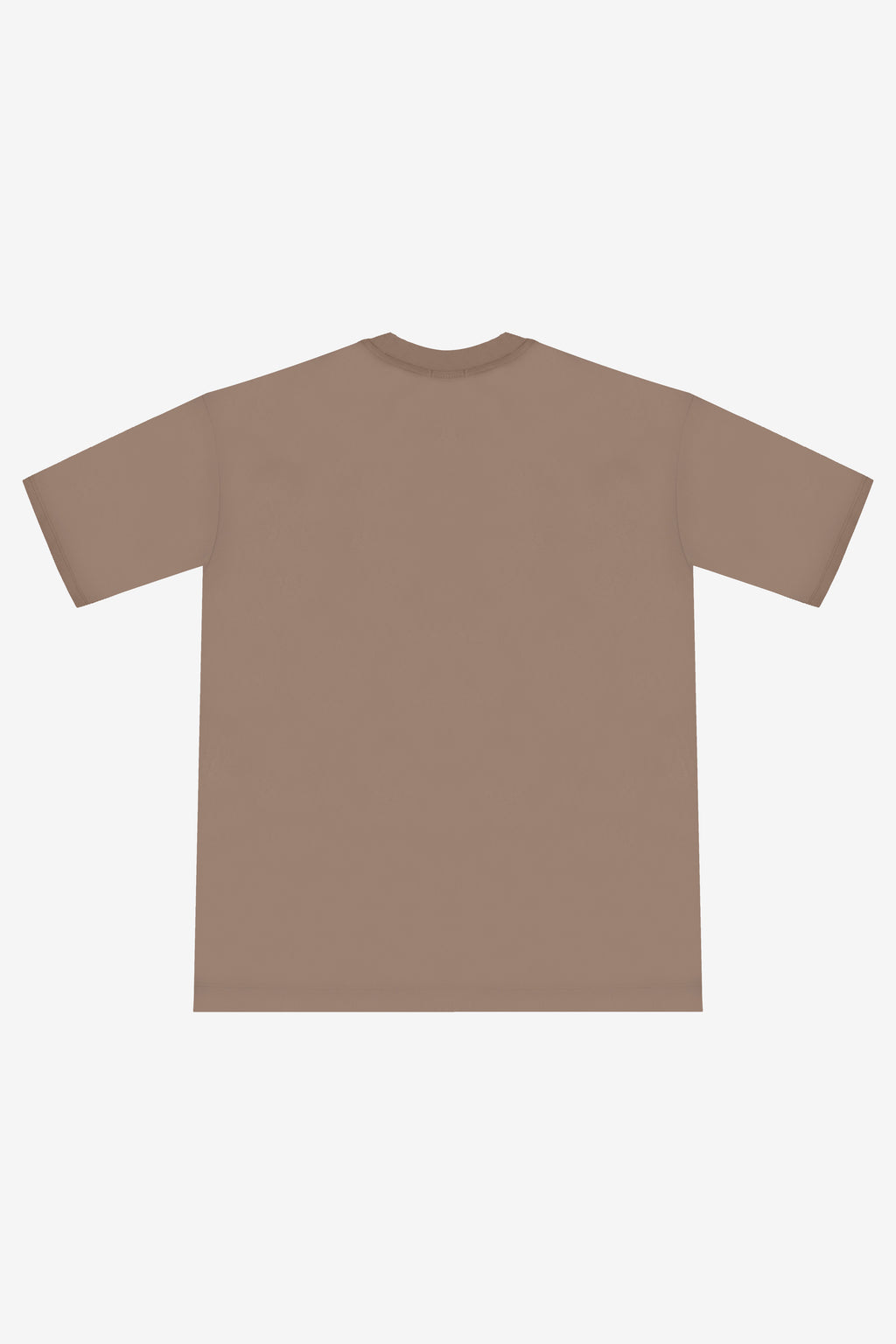 Brown t-shirt on a white background