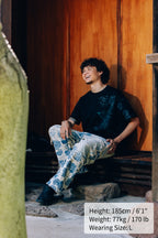 DISTRESSED PORCELAIN DENIM